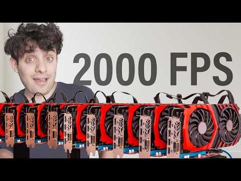 I tested a PC with 10 video cards