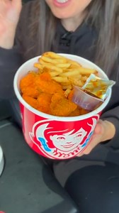 Chicken Nugget & Fries Bucket At Wendys | HellthyJunkFood