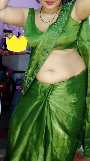 Sobujjj colour silik saree Fashoin model part 02 🫠 | Indu Mondul