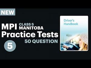 Manitoba Driving Practice Test | Part 5 | #MPIDrivingTest #ManitobaDrivingPractice #MPILearnerTest