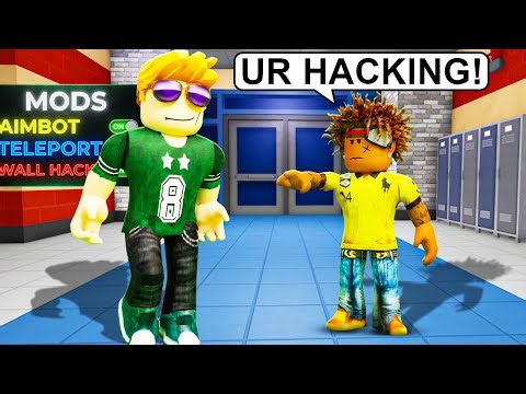 I Installed 100+ Hacks as a NOOB in Roblox Fight in a School 😭
