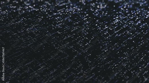 Digital Data Futuristic Hitech Background Loop Animation of an abstract high technology wallpaper background visual fx of data lines and particles zooming in with ambient occlusion and depth of field