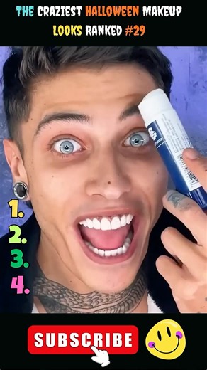 the Craziest Halloween Makeup Looks Ranked #29 #makeup #halloween