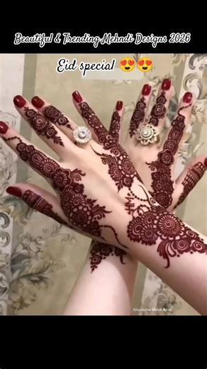 ✨Beautiful & Trending Mehndi Designs 2026✨