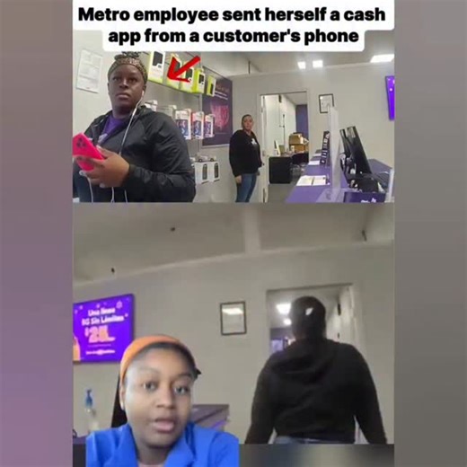 3.5K views · 28 reactions | Metro worker caught sending herself money from customer's phone #metropcs #gettingcaught #japd | JAPD media | Facebook