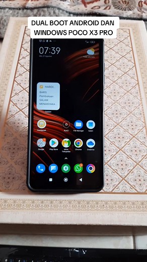 Cara Dual Boot Android dan Windows pada Poco X3 Pro