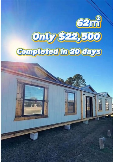Spend $22,500 Finished this 62㎡ cabin that can generate its own electricity #prefabricatedbuilding #container home#tinyhome#shippingcontainerhouse#modularhouse