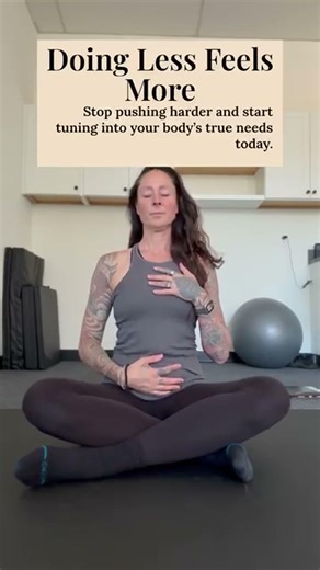 Feeling drained and on edge? It's not about doing more — it's about doing less that restricts you