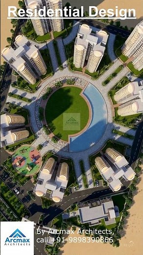 Ultra Modern 25 Acre Township Masterplan Design Best Architects for Residential Township Projects