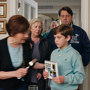 Thanksgiving started fine—two folding tables, the kids’ table in the sunroom, paper turkeys taped to the windows. My mom had the parade on mute and the gravy simmering like she could cook comfort back into the room if she tried hard enough. I brought mac and cheese and a store pie because I knew they’d tease me if I baked. My son Ethan—twelve, quiet, brilliant in his own careful way—had his robotics notebook tucked in his hoodie pocket all day like a secret treasure. He’d been excited all week t