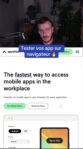 Tester vos applications mobiles avec Apptize.io