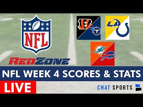 NFL Week 4 RedZone Live Streaming Scoreboard, Highlights, Scores, Stats, News & Analysis