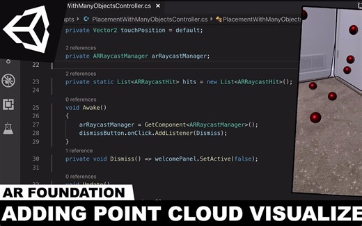 AR基础与Unity3d 添加AR点云粒子可视化