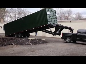 How Much Room Is Required To Take Delivery Of A 40' Shipping Container?
