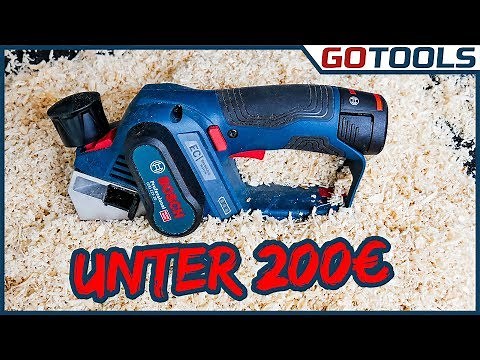 Presentation & endurance test - Bosch cordless planer GHO 12V-20