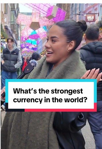 What’s the strongest currency in the world? 🌍 @MarvoTalks @archiebroadbridge #streetinterview #trivia #kuwait #kuwait_tiktoker🇰🇼 #kuwaittiktok