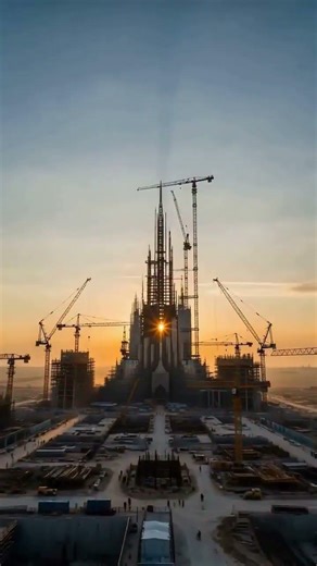 The World's Tallest Tower Rising Floor by Floor | Burj Khalifa Side-View Timelapse #didyouknow