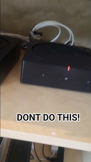 SONOS AMP Flashing RED LIGHT, dont do this!