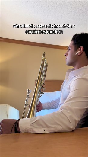 Un solo que me costó trabajo ensayar, pero creo que salió bien, ustedes califican #solo #trombon #carelesswhisper #cover