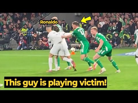 After seeing this angle I dont even blame Ronaldo RED CARD vs Ireland, look at this...