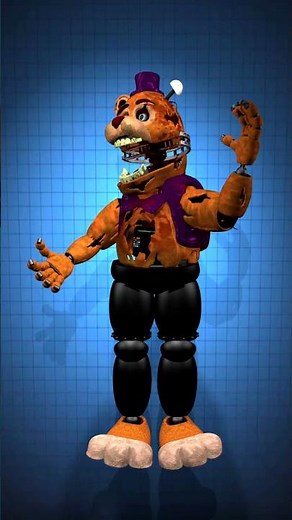 FNaF AR Stylized Springlock Fredbear Workshop Animation