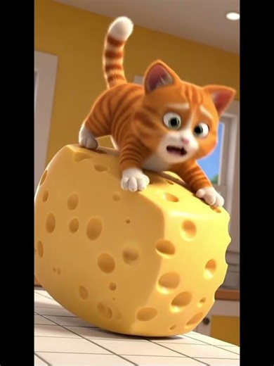 A Classic Cat and Mouse Chase for a GIANT Cheese! (Funny 3D Animation)