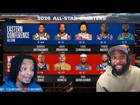 FLIGHT HAS 0 BALL KNOWLEDGE! FlightReacts To NBA All Star Starters 2026 ANNOUNCED REACTION!