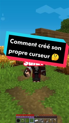 Comment modifier et créé son curseur 🤔 #curseur #minecraft #download