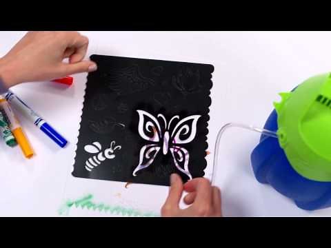 Crayola Marker Airbrush Demo