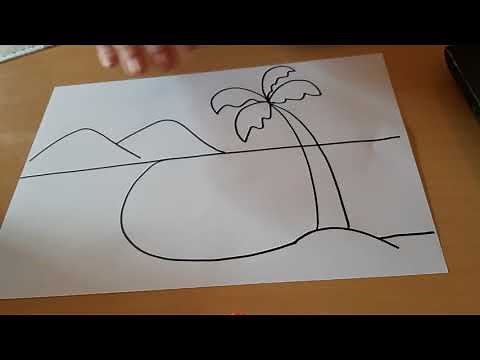 Desenho com linhas curvas, retas, inclinadas e onduladas.