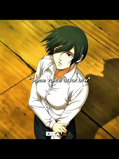 Same voice actor btw 😳❤️ #anime #shorts