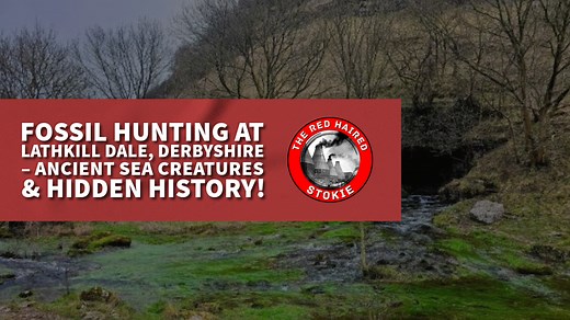 Fossil Hunting at Lathkill Dale, Derbyshire – Ancient Sea Creatures & Hidden History! Just a short trip from Stoke-on-Trent, we headed to Lathkill Dale in the Peak District for a fossil-hunting adventure! Starting from Monyash, we explored Ricklow Quarry, a Site of Special Scientific Interest, packed with Gigantoproductus fossils, the largest brachiopods ever recorded, from over 340 million years ago, perfectly preserved in the limestone. We followed the valley towards Lathkill Head Cave, where 