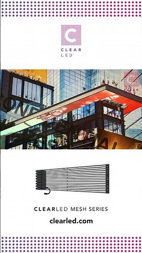 MESH Series | ClearLED #leddisplay #transparentled