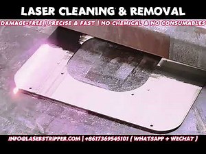 Laser Paint Stripping Machine-Remove Paint from Stainless Steel Buttons & Plates in Fashion Industry