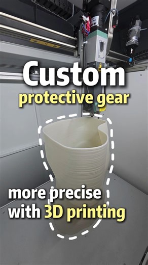 Traditional protective gear doesn’t fit well and requires customization. Try 3D printing.#3dprinter
