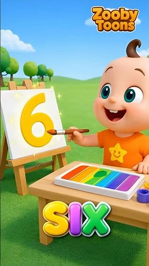Learn Numbers 6 to 10 with Colorful Paint 🎨🔢 | Fun Counting for Kids | Kids Songs