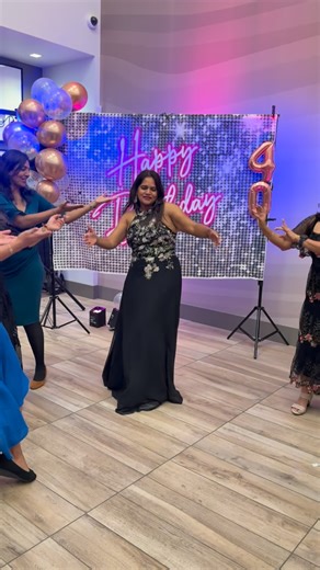 Ramya’s world | Desigal1010 on Instagram: "Some unfiltered moments from my surprise birthday party 🥳. Seems only a week back but still relishing the moments. Thank you to hubby dear for the memories & to my girls for pulling it off 😍😍 Outfit is from @macys , jewelry is from @treasurebox_by_maguva #teluguammayi #saggitarius♐️ #surprisebirthdayparty #decemberborn #hellohyderabad"