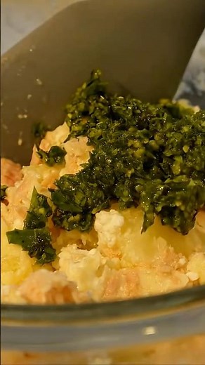 新じゃがでフレッシュバジル🌿のポテトサラダ🥗を作る