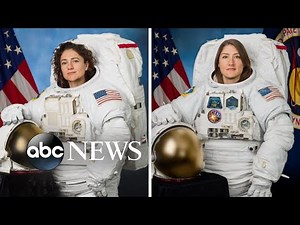 Duo makes history with first all-women spacewalk