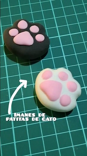 Imanes de patita de gato con FOAMi MOLDEABLE 🐾 | DIY fácil y kawaii 💕 #decoración #diy #foami