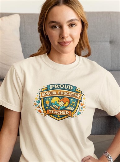 Proud Special Education Teacher Shirt, SPED Teacher T Shirt, Gift for Special Ed Teacher, Comfort Colors Teacher Tee, Inclusive Teacher Gift - Etsy