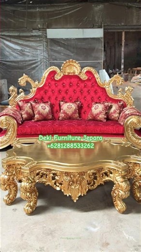 Rekomendasi Set Sofa Ruang Tamu Mewah Klasik Terbaru 2026 JACKSON Harga Kursi Jati Jepara Terbaik