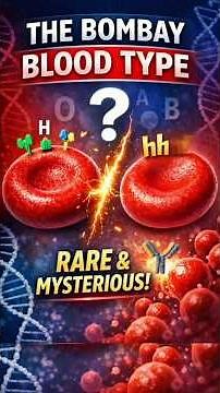 Bombay Blood Type Explained 🧬 | The Rarest Blood Group #bioboardclasses #biology