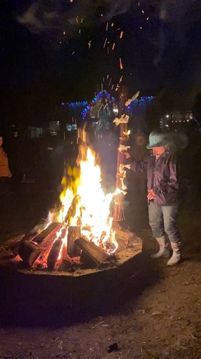 Walking the Winter Solstice bonfire. An annual ritual to release and to bless. | David Capocci