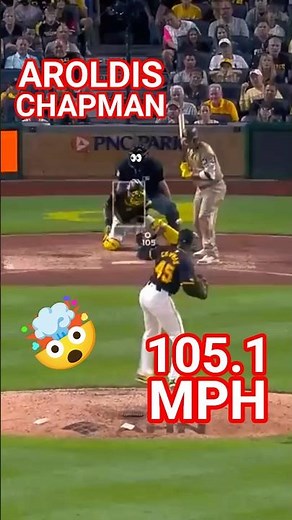 🚨 105.1 MPH 🔥⚾🤯 | CHAPMAN HEAT #shorts #baseball #highlights
