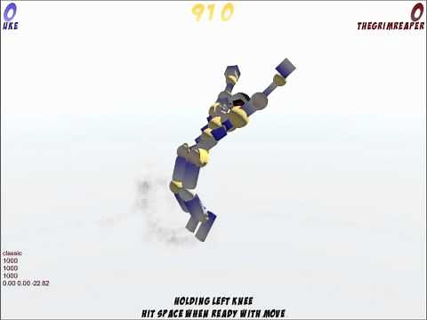 Toribash ~ backflip and landing tutorial