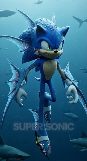 SONIC Characters Turned Into SHARKS? #sonic #scary