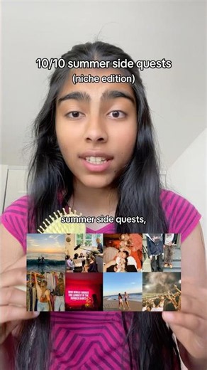 summer sidequests to do (niche edition)