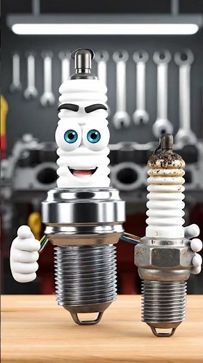 When Should You Replace Spark Plugs? Avoid Misfires & Engine Damage! #carmaintenance #shorts
