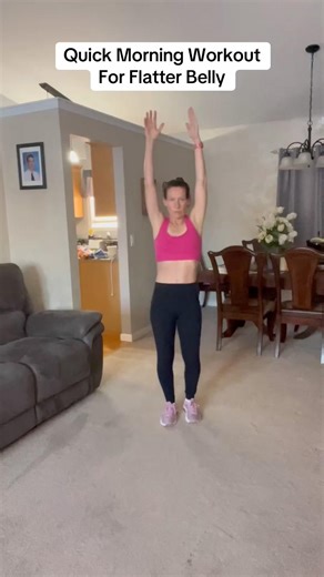 Quick morning workout for flatter belly & increased energy #coreworkout #abs